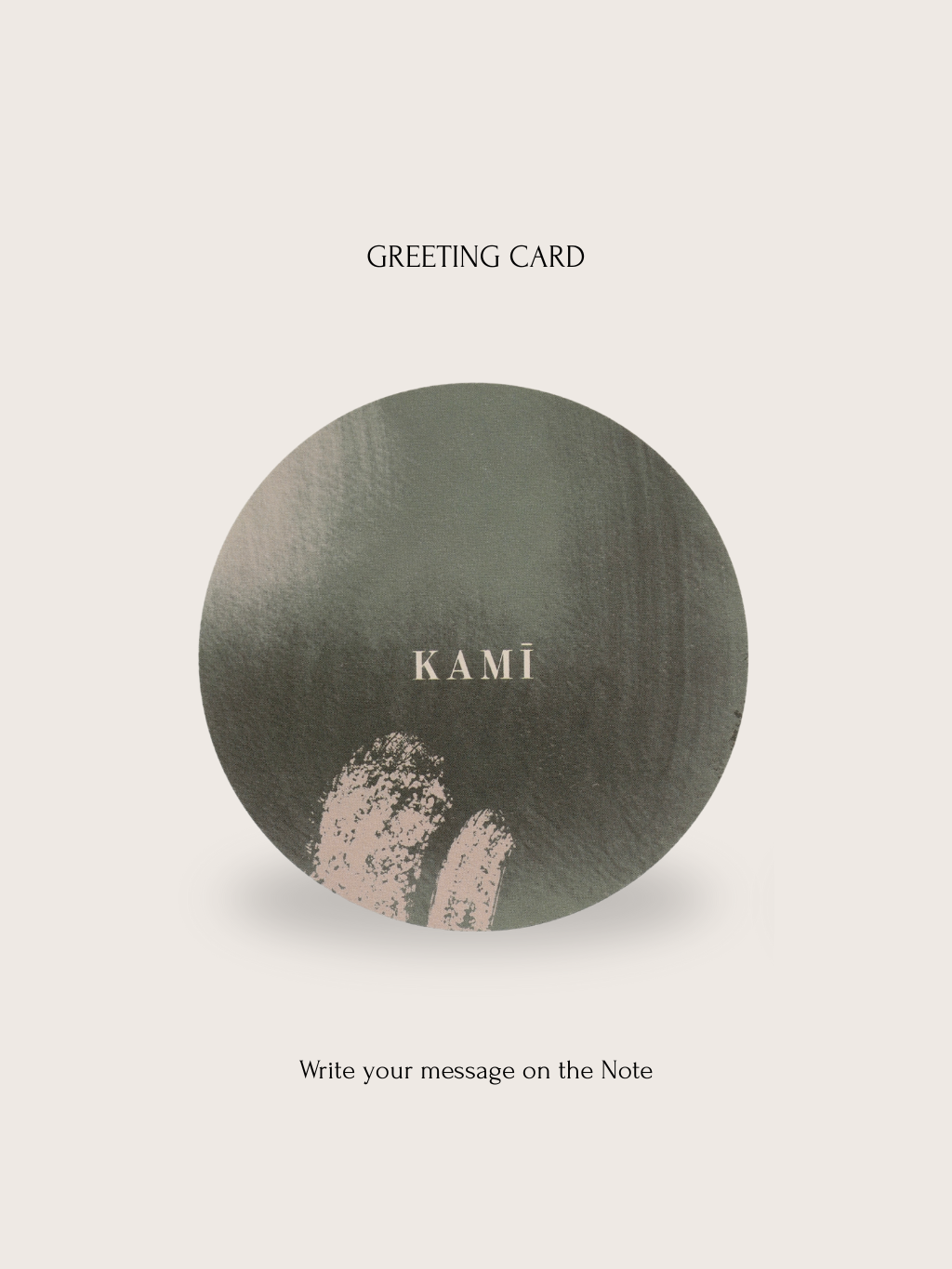 KAMI Greetings Card