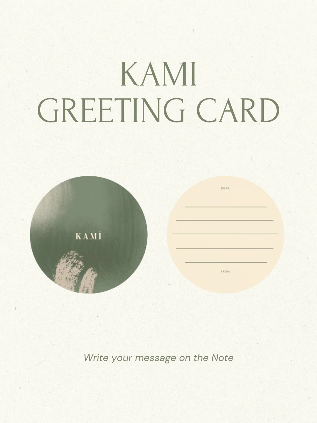 KAMI Greetings Card