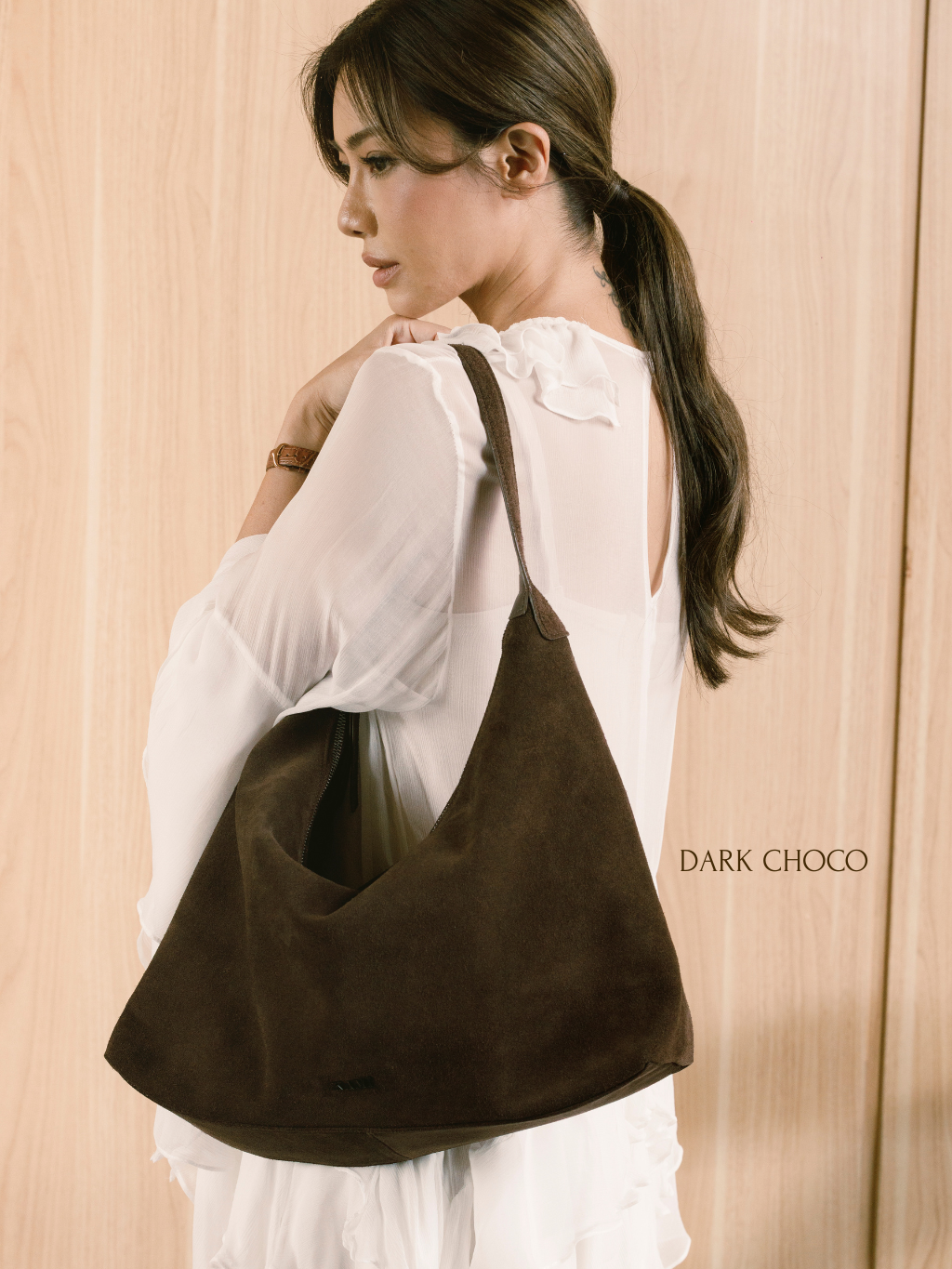 Large Roche Genuine Leather Bag